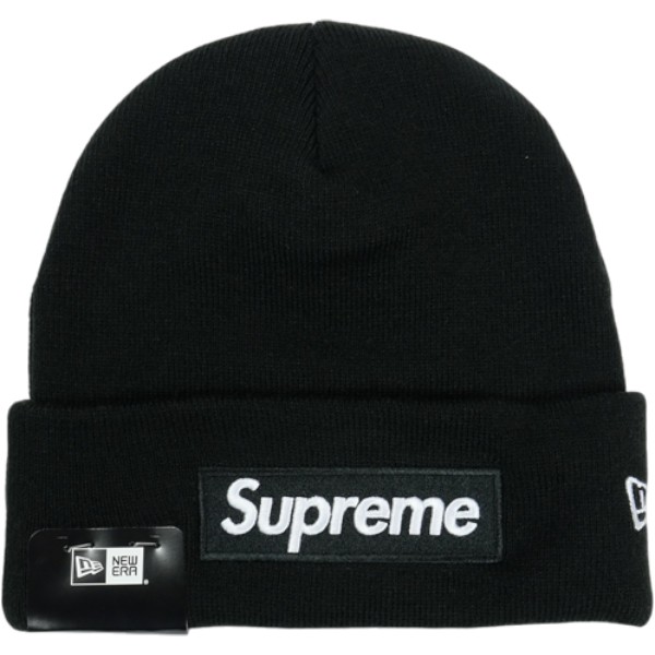 SUPREME シュプリーム &times;New Era 25FW Box Logo Beanie Black ボックスロゴビーニー 黒 Size 【フリー】 【新古品・未使用品】 20837806｜ブランド古着の買取販売STAY246