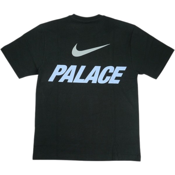 Palace Skateboards 九重の天滑るゲーム盤 ×Nike 26SS Font Swoosh T Shirt Black プルオーバー 黒 Size 【S】 【新古品・未当て嵌める品】 20840708