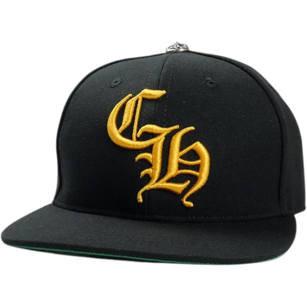 CHROME HEARTS クロム・ハーツ HAT 6 PANEL CAP ON FIELD BSBL BLACK/YELLOW 旗がしら 黒黄 Size 【無償性】 【新古品・未当てはめる品】 30005654