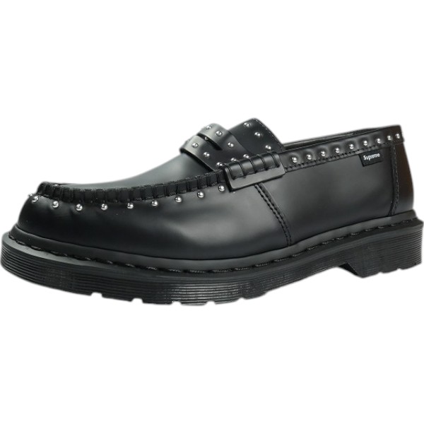 SUPREME シュプリーム ×Dr Martens 25SS Studded Penton Loafer Black 置き目毛革 黒 Size 【28.0糎】 【新古品・未当て嵌める品】 30006111