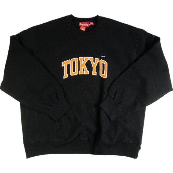SUPREME シュプリーム 24SS Shop Small Box Crewneck Black 日本の首都制限事項色合い クルーネックスウェット 黒 Size 【M】 【新古品・未当てはめる品】 20840687