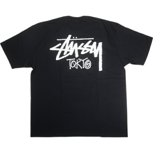 STUSSY ステューシー STOCK TOKYO TEE BLACK 日本の首都押さえるプルオーバー 黒 Size 【XL】 【新古品・未当て嵌める品】 30005874