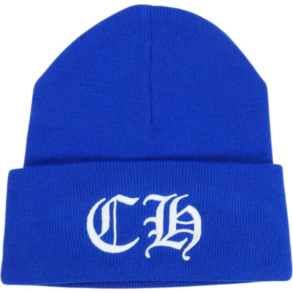 CHROME HEARTS クロム・ハーツ  CH WATCH CAP BLUE/WHITE ビーニー  青 Size 【無償性】 【新古品・未当て嵌める品】 30006313
