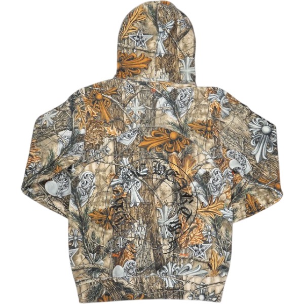 CHROME HEARTS クロム・ハーツ ×NIKE NOCTA PULLOVER HOODIE CH MULTI MOTIF REAL TREE CAMO パーカー 茶 Size 【L】 【新古品・未当て嵌める品】 20839509