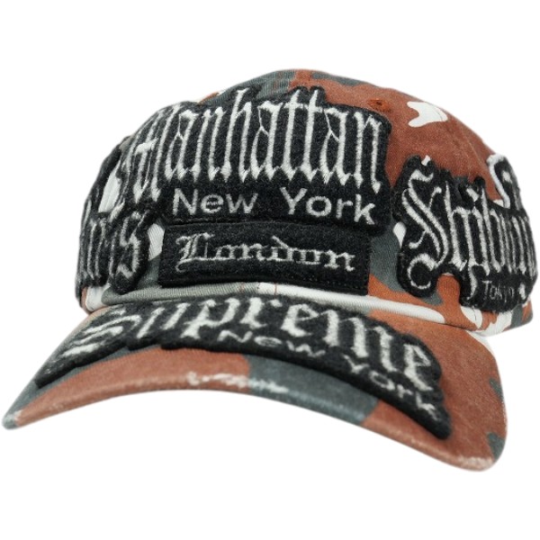 SUPREME シュプリーム 26SS City Patches 6-Panel Red Camo 旗がしら 赤 Size 【無償性】 【新古品・未当て嵌める品】 30006428