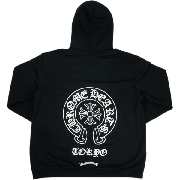CHROME HEARTS クロム・ハーツ Tokyo Horseshoe Pullover Hoodie Black 日本の首都制限事項パーカー 黒 Size 【L】 【中古品-ほぼ新品】 30006454