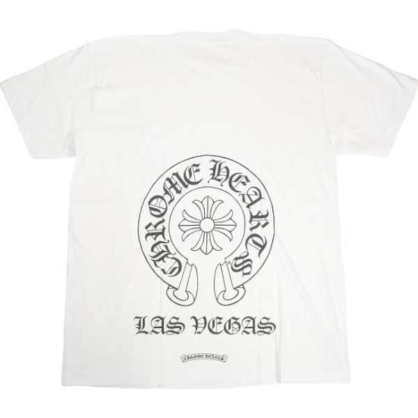 CHROME HEARTS クロム・ハーツ LAS VEGAS HORSESHOE S/S TEE WHITE ラスベガス限定Tシャツ 白 Size 【XL】 【新古品・未使用品】 30007046｜ブランド古着の買取販売STAY246