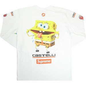 SUPREME シュプリーム ×SpongeBob SquarePants ×Castelli 25SS Racing L/S Tee White ロンT 白 Size 【XL】 【新古品・未使用品】 20828868|ブランド古着の買取販売STAY246