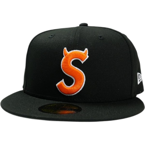 SUPREME シュプリーム 26SS Devil S Logo New Era Black ニューエラキャップ 黒 Size 【7 1/2(L)】 【新古品・未当て嵌める品】 30007453