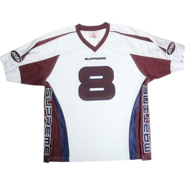 SUPREME シュプリーム ×Martine Rose 24AW Football jersey White フットボールジャージ 白 Size 【L】 【新古品・未当てはめる品】 30009403