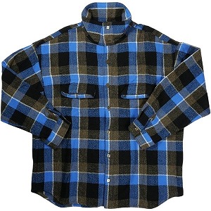 TENDERLOIN テンダーロイン HIGH NECK WOOL SHT BLUE 長袖シャツ 青 Size 【S】 【中古品-ほぼ新品】 20829965｜ブランド古着の買取販売STAY246
