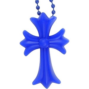 CHROME HEARTS クロム・ハーツ PLSTC CH CRS SML BALL CHAIN BLUE 首飾り 青 Size 【無償性】 【新古品・未当て嵌める品】 20830282 その他-バッグ・小物・ブランド雑貨