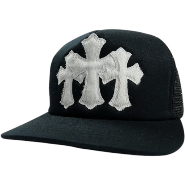 CHROME HEARTS クロム・ハーツ ONLINE LIMITED TRUCKER HAT BLACK/WHITE オンライン限定メッシュキャップ 黒白 Size 【フリー】 【新古品・未使用品】 20822170｜ブランド古着の買取販売STAY246