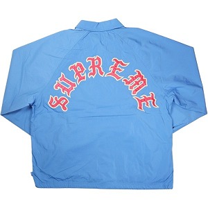 SUPREME シュプリーム 25FW Old English Arc Coaches Jacket Light Blue コーチジャケット 水色 Size 【L】 【新古品・未当て嵌める品】 20830007