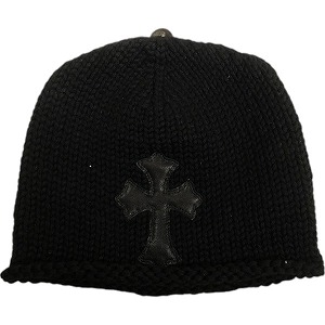 楽天市場】CHROME HEARTSクロムハーツビーニーblack/black wool