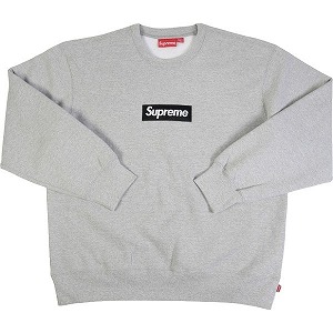 SUPREME シュプリーム 22AW Box Logo Crewneck Heather Grey クルーネックスウェット 灰 Size 【M】 【新古品・未当てはめる品】 20807025