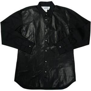 CHROME HEARTS クロム・ハーツ ×COMME des GARCONS CDG CH DTLS ADDED SHIRT BLACK 長袖プルオーバー 黒 Size 【L】 【新古品・未当て嵌める品】 20819507