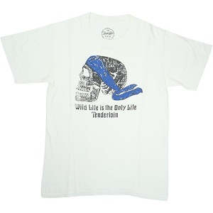 TENDERLOIN アンダーカット 10SS T-TEE 1 バンダナスカルティーシャツ 白 Size 【S】 【中古品-好いたらしい】 20835547 トップス-Tシャツ・カットソー