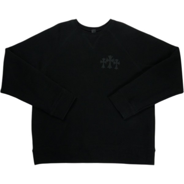 CHROME HEARTS クロム・ハーツ ULTRA HEAVY FLEECE 7-11 CREW NECK SWEAT BLACK クルーネックスウェット 黒 Size 【XL】 【中古品-好いたらしい】 20837000