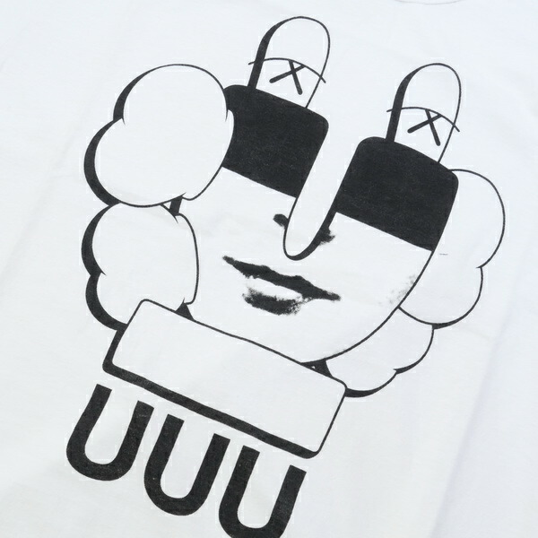 期間限定お試し価格 UNDERCOVER アンダーカバー ×KAWS UUUロゴプリントTシャツ 白 Size  www.feuerschwingen.de