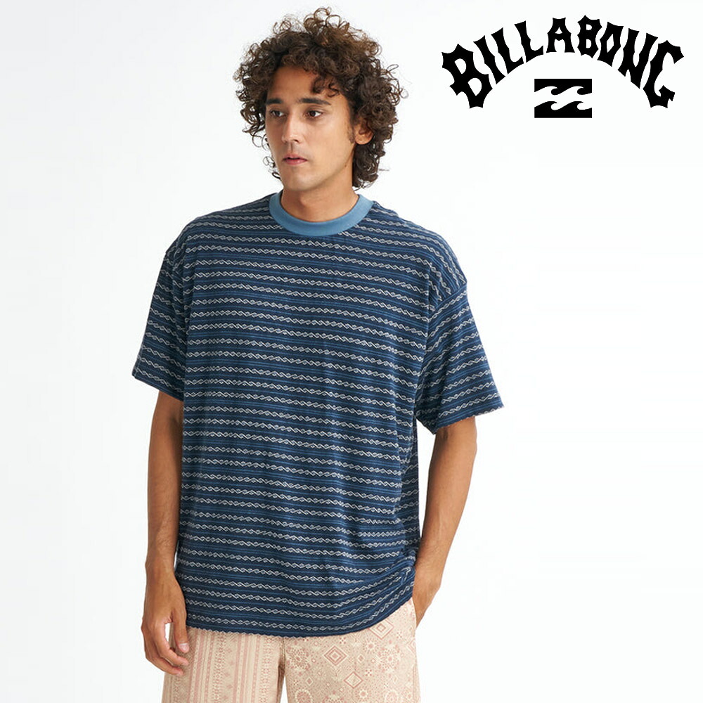 ビラボン BILLABONG Tシャツ 半袖 ガレージ サンドン ニット Tシャツ GARAGE SANDON KNIT TEE BG01A310【半袖Tシャツ ティーシャツ ニットTシャツ ニットT ストリート スケートボード スケート スケーター サーフィン サーファー おしゃれ】
