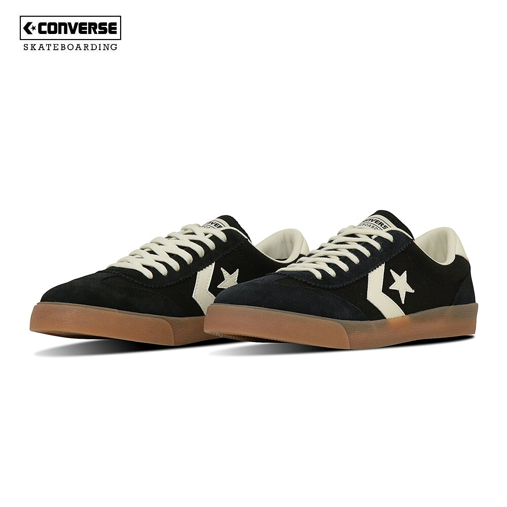 コンバース スケートボーディング CONVERSE SKATEBOARDING スニーカー ロードクラシック SK OX ROADCLASSIC SK OX 34202300【メンズ 革 ローカット スケートボード シューズ スケシュー スケボー スケーターシューズ キャンバス スウェード スエード ブラック ホワイト】|ステイブルー【セレクトショップ】