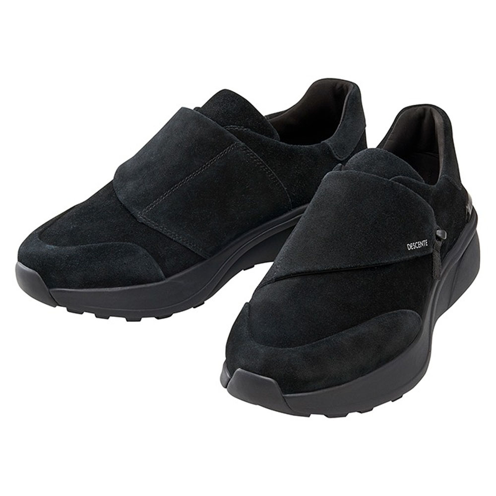 【今だけ10%OFFセール】デサントDESCENTE スニーカー ヴェルサー RS LE 24.1 VERTHER RS LE 24.1 DU4FRS03U 2665272【メンズ 男性 26.5cm 27.0cm 27.5cm】【ビブラムソール 透湿防水 レインシューズ スエード調 オーソライト消臭機能 通勤 通学 ビジカジ ブラック 黒】
