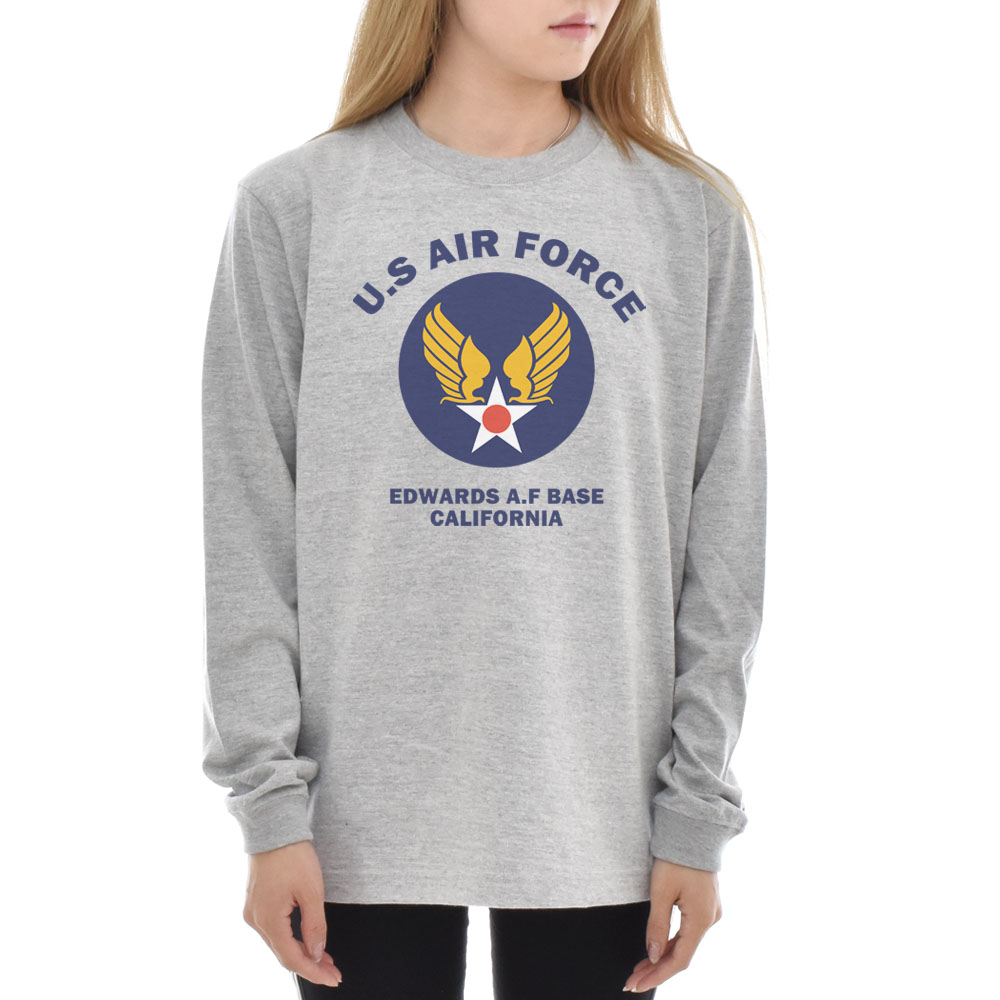 楽天市場 エアフォース Air Force Tシャツ U S Air Force Base 長袖tシャツ ロンt ロングスリーブ ティーシャツ L S Tee メンズ レディース ブランド Us エアーフォース 空軍 軍隊 カリフォルニア California アメリカ Usa アメカジ 大きいサイズ Just ジャスト ステイ