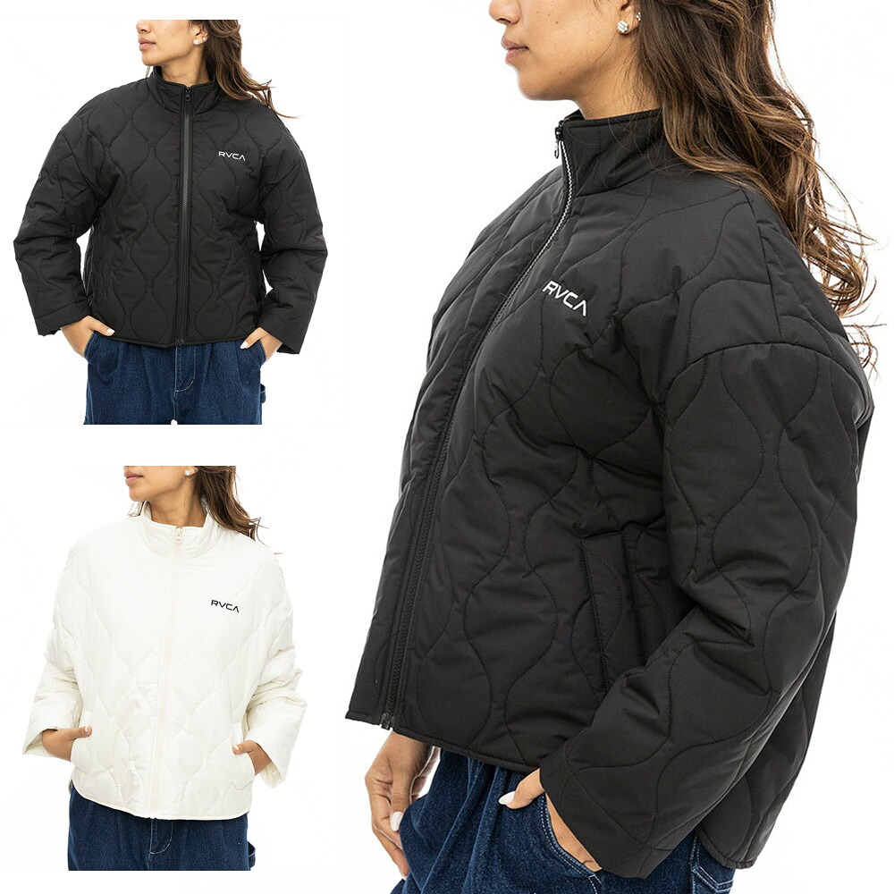 【今だけ5%OFFセール】ルーカ ルカ RVCA ジャケット キルティング シャツ ジャケット QUILTING SHIRT JACKET BE044763【レデイース キルティングジャケット キルト ライナー インナーダウン ダウンジャケット ライトダウン 中綿 ブルゾン ジャンパー 防寒 保温 ストリート】｜ステイブルー【セレクトショップ】