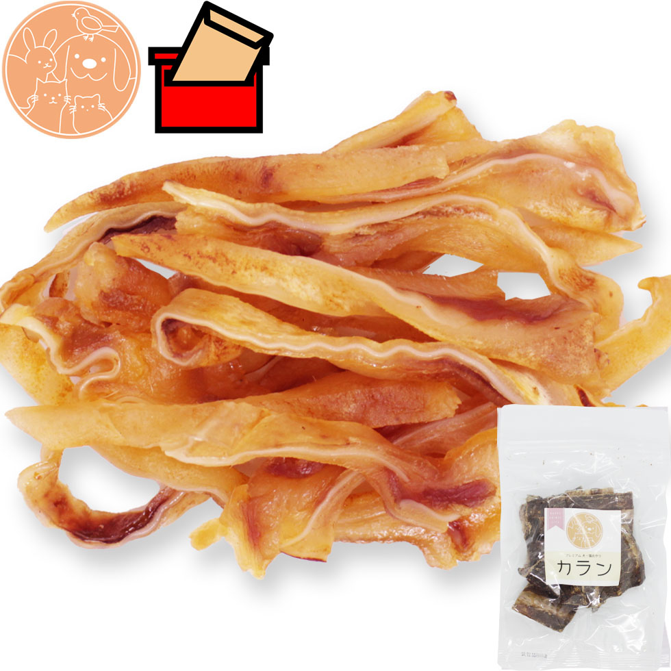 楽天市場 普通郵便 国産 豚耳 細切り 無添加 無着色 100g カラン 豚耳ソフト コラーゲン カルシウム 犬用 ペットおやつ 豚 犬用おやつ 送料無料 Bayu Store