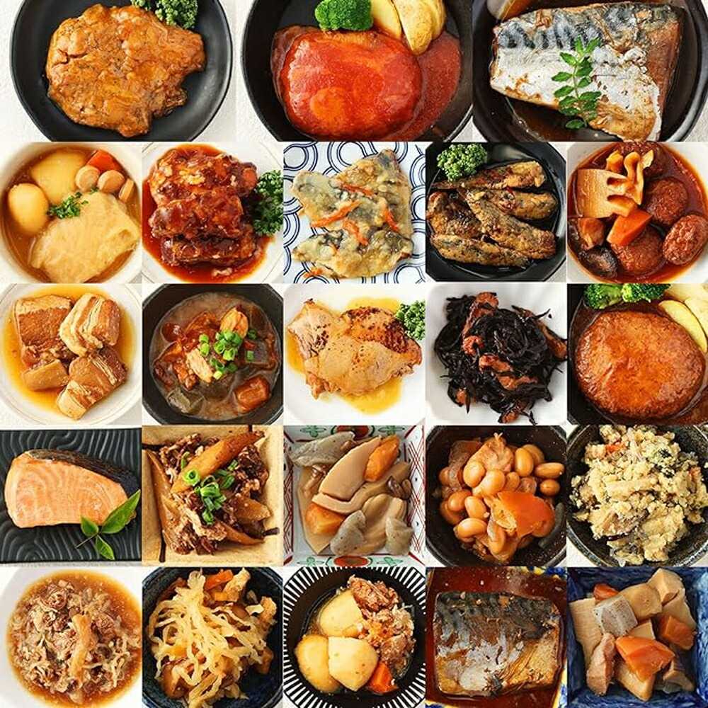 非常食 おかず レトルト 内野家 23品目 セット 防災 ＼惣菜ランキング1位獲得！／  タンパク質 uchipac【無添加 常温保存】宅配 おかず 保存食 常備食 地震 台風 在宅ワーク レトルト おかず 国産 惣菜 無添加 常温保存 災害 防災セット 地震 津波 台風 送料無料 あす楽