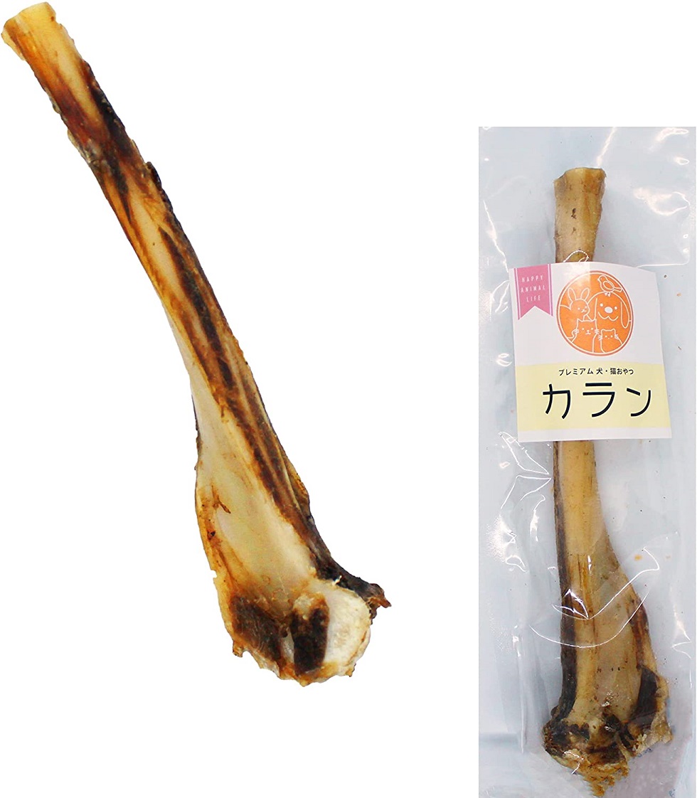 市場 カラン 国産 大型犬用 無着色 グレインフリー 鹿 獣医師監修 無添加 骨約100ｇ