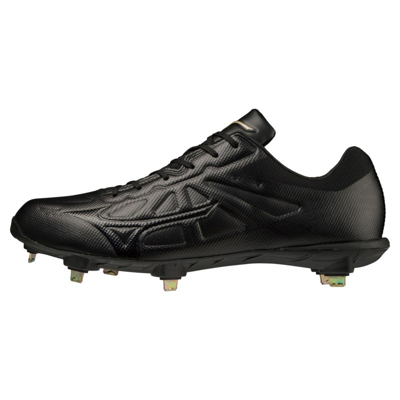 MIZUNO ミズノ 【グローバルエリート】ライトレボエリート ワイドCK ブラック×ブラック 野球 シューズ スパイク