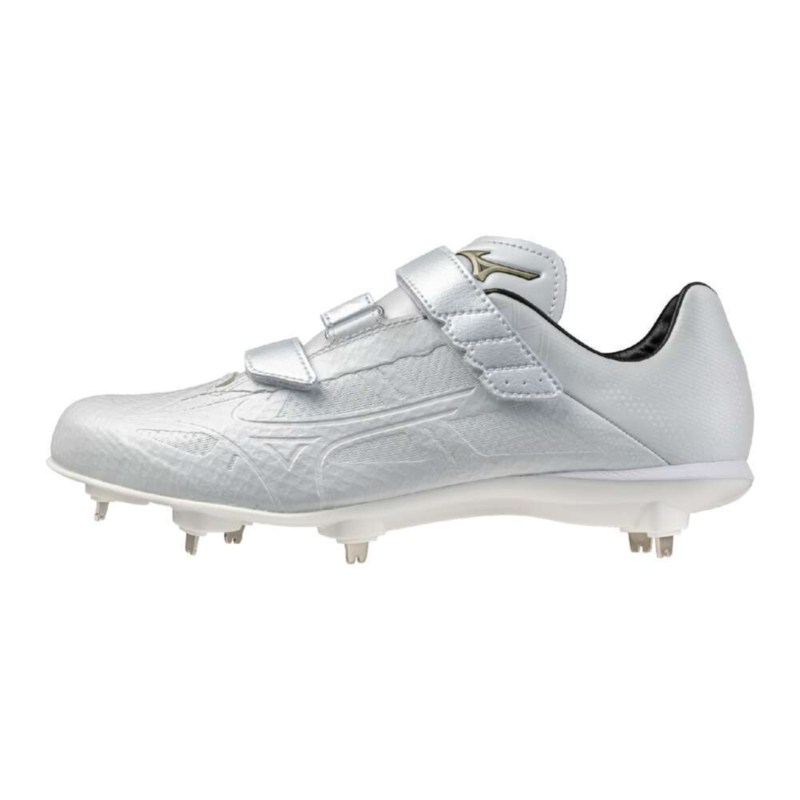 MIZUNO ミズノ 【グローバルエリート】ライトレボエリート2 ワイドBLT ホワイト×ホワイト 野球 シューズ スパイク