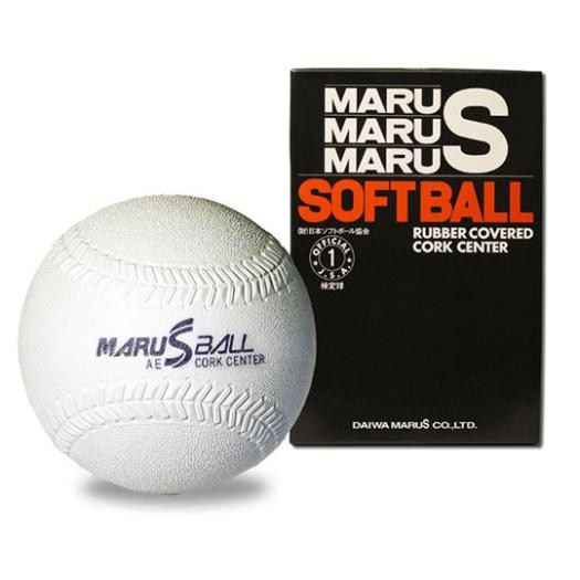 MIZUNO ミズノ ダイワマルエス/ゴム・ソフトボール/検定1号(1ダース) ソフトボール ボール 試合球・練習球