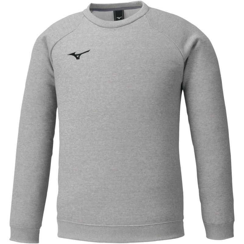 MIZUNO ミズノ スウェットシャツ(クルーネック) グレー杢 トレーニングウエア