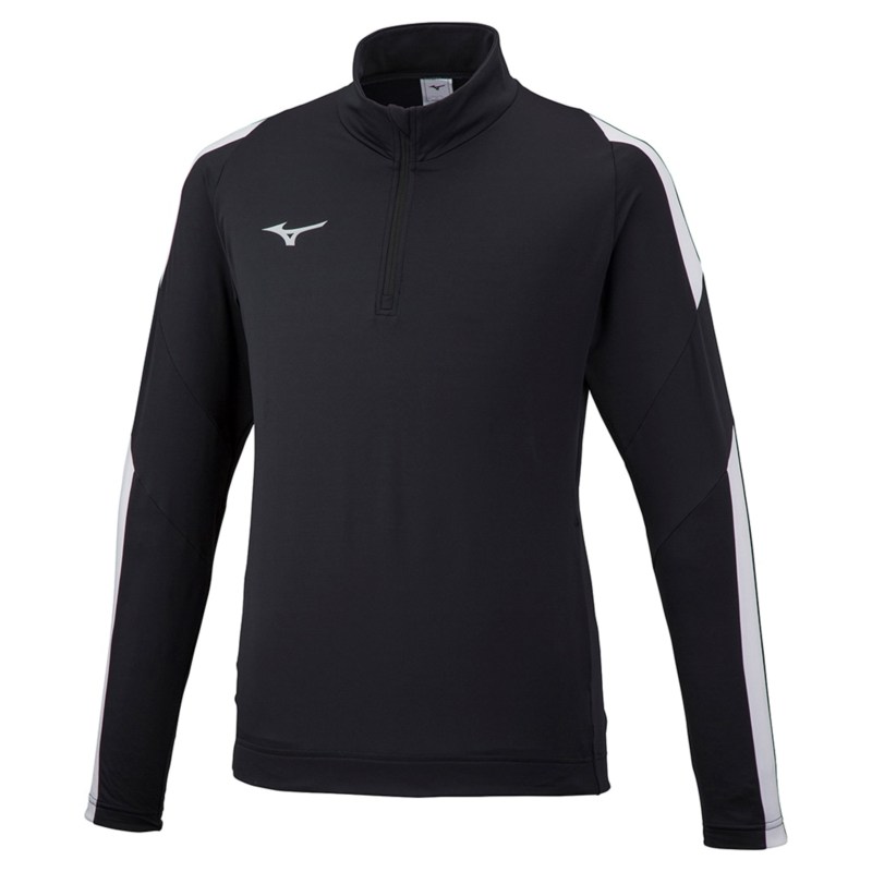 MIZUNO ミズノ ストレッチニットシャツ ブラック サッカー フットボール ウエア