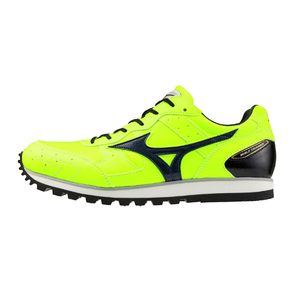 MIZUNO ミズノ ビルトトレーナー2(陸上競技) イエロー×ネイビー×ホワイト 陸上競技シューズ トレーニング用 X10 エックステン 陸上 靴 くつ BUILT TRAINER 2 アップシューズ