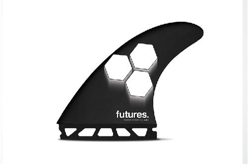 FUTURES フューチャーフィン TRI FIN RTM HEX 2.0 FAM2 BLK/WHT フィン サーフィン｜ステディーサーフ店