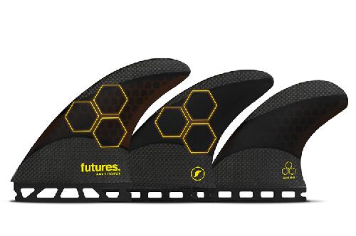 FUTURES フューチャーフィン 5FIN TECH/FLEX 3.0 FAM2 5FIN BLK/ORG フィン サーフィン｜ステディーサーフ店