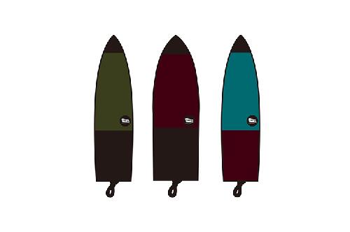 CLARK FOAM 売り子質問用紙 BOARD CASE 2TONE KNITCASE 10 0LONG TEAL/BURGU ゲーム盤入れもの 波乗り