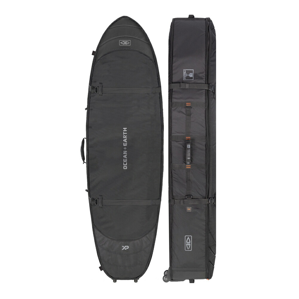 O\u0026E HYPA FISH/SHORT TRAVEL COVER WHEEL 6.8フィート 4 BOARDS OCEAN\u0026EARTH ボードケースハードケース 波乗り