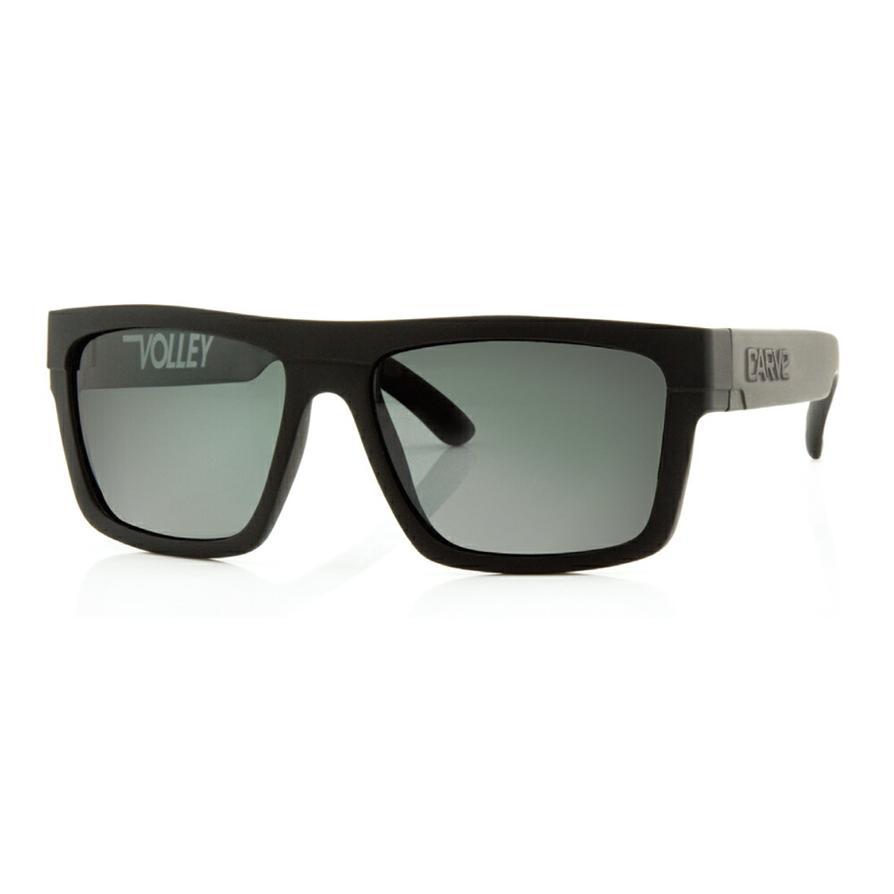 CARVE 5010-IJ VOLLEY FLOATING MATT BLACK GREY / HYDROPHOBIC POLARIZED CARVE EYE WEAR サングラス サーフィン｜ステディーサーフ店