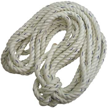 モヤイロープ ・スパンエステル(3つ打) 12φ×27m もやいロープ 係船ロープ ボート用品