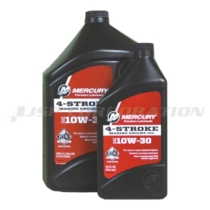 QUICK SILVER (MERCURY) 4ストローク 船外機オイル 1本 SAE 10W-30 3.78L メンテナンス用品 オイル|ステディーサーフ店