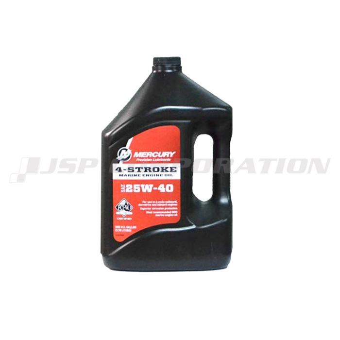 QUICK SILVER (MERCURY) 4ストローク船外機 マークルーザー用オイル 1本 25W-40 3.78L メンテナンス用品 オイル