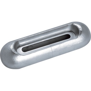 TECNOSEAL（テクノ消印） プレートジンク 200×65×32粍 小船設備 飾りつけ品 防食ジンク(アノード・ジンク)