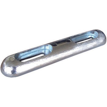 TECNOSEAL（テクノシール） プレートジンク 320×65×35mm ボート用品 外装品 防食亜鉛(アノード・ジンク)