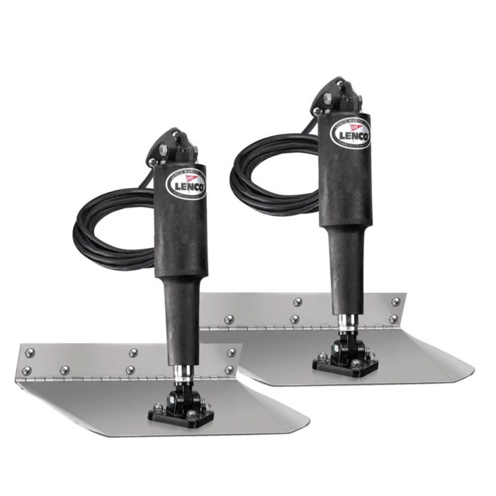 LENCO電動トリムタブキット 9×9インチ 14-18ft 12V ボート用品 船体制御