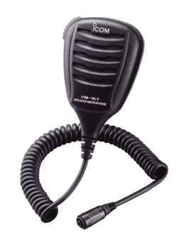 ICOM アイコム 防水形スピーカーマイクロフォン HM-167 無線機 アンテナ 通信